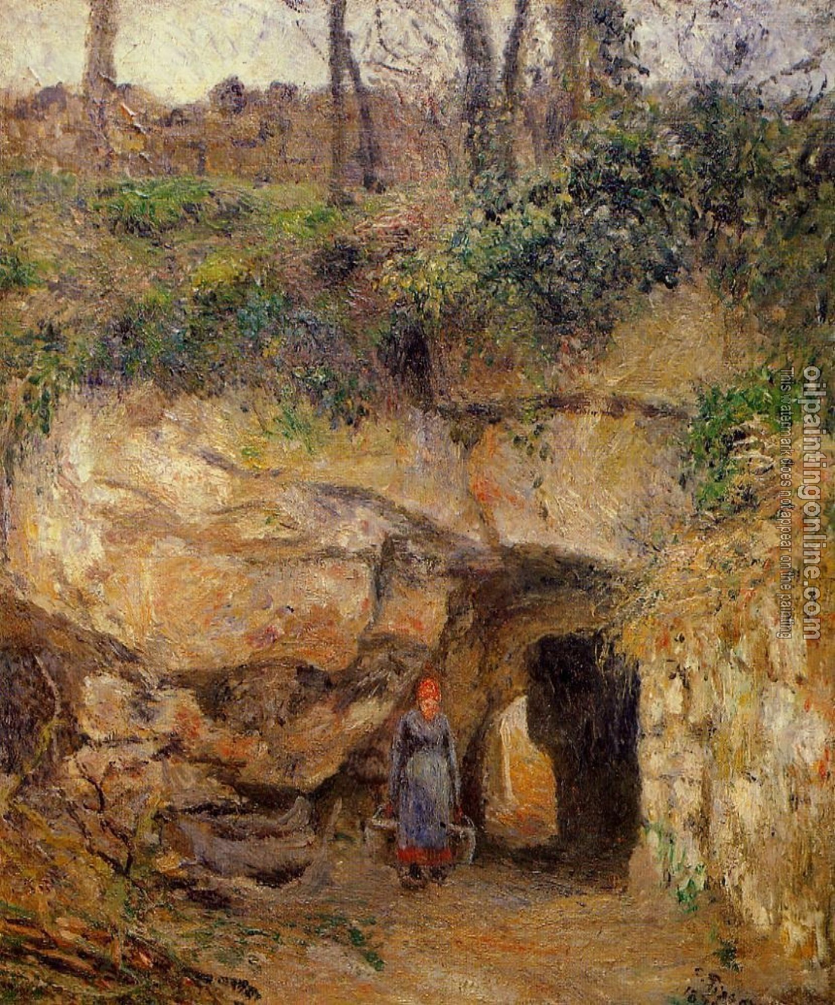 Pissarro, Camille - La Carrier a l'Hermitage, Pontoise